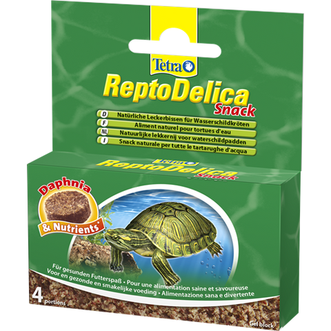 Tetra - Food For Reptiles Reptodelica Snack Daphnia 4x12g
