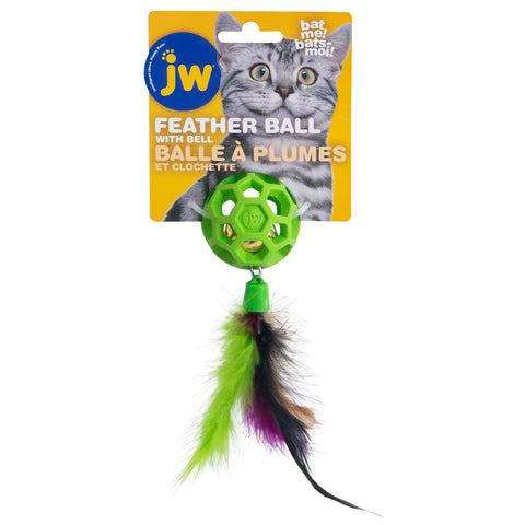 JW - Cataction Feather Ball with Bell