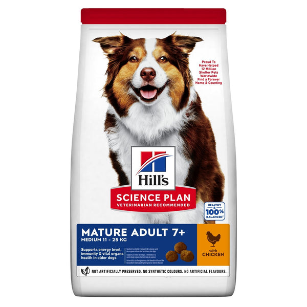 Hill's - Science Plan Medium Mature Adult 7+ Dog Chicken 14kg