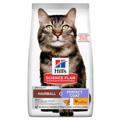 Hill's - Science Plan Cat Adult Hairball/Perfect Coat 1.5kg