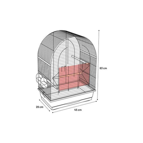 Flamingo - Parakeet Cage Agnes