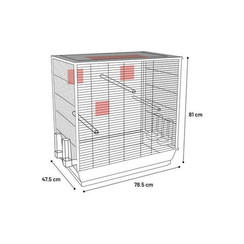 Flamingo - Parakeet Cage Gru