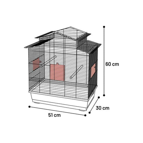 Flamingo - Parakeet Cage Numfor 1