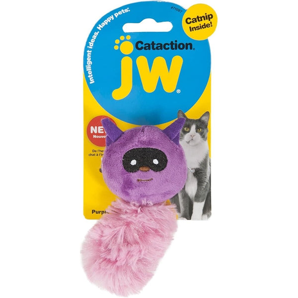 JW - Cataction Catnip Raccoon Purple