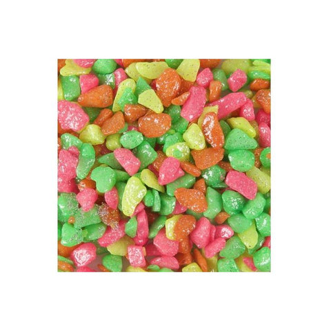 Flamingo - Aquarium Decoration Gravel Neon Glitter Rainbow Mix 1kg