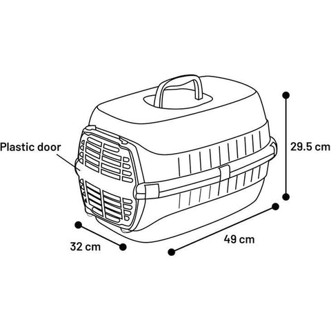 Flamingo - Transport Plastic Cage Noah 1