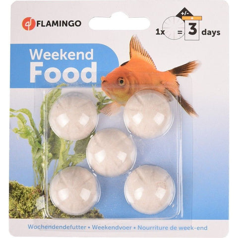 Flamingo - Weekend Goldfish Food 5pcs