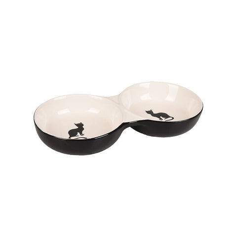 Flamingo - Bowl Nala Double Black & White 145ml/11cm