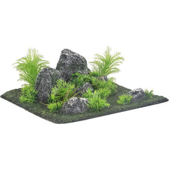 Flamingo - Aquarium Decoration Condroz Grey Green Rock Plant