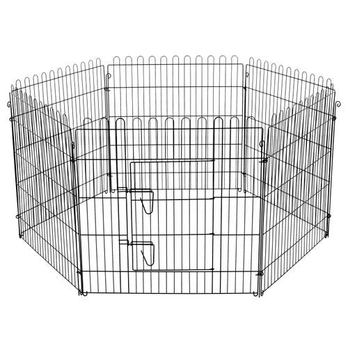 Flamingo – Puppy Run Playpen Jax Black