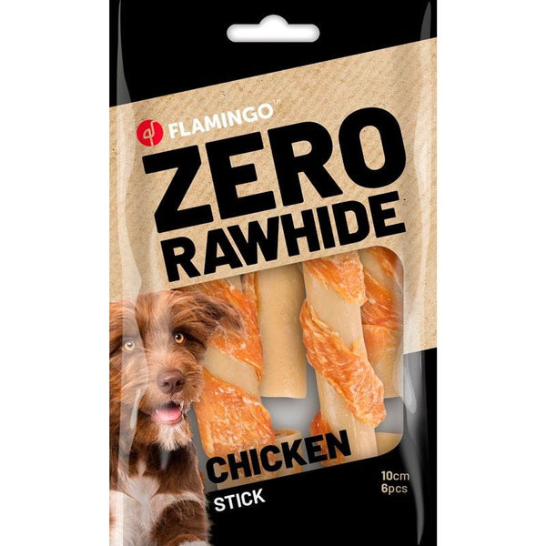 Flamingo - Dog Snack Zero R'hide Stick with Chicken