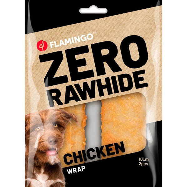 Flamingo - Dog Snack Zero R'hide Wraps with Chicken