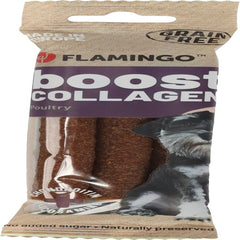 Flamingo - Dog Snack Boost Rolls with Chicken and Collagen 54g