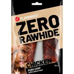 Flamingo - Dog Snack Zero R'hide Pork Chop with Chicken