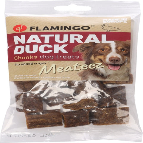 Flamingo - Dog Snack Meateez Chunk with Duck 100g