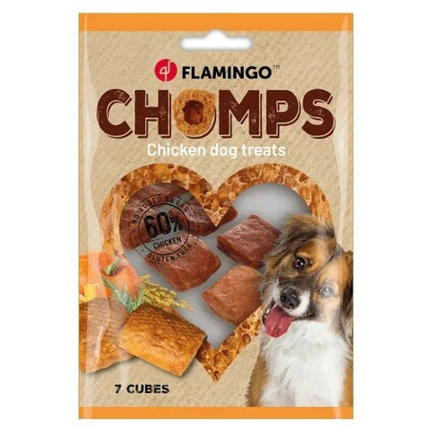 Flamingo - Dog Snack Chomps Chicken Cube 90g