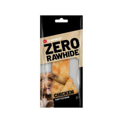 Flamingo - Dog Snack Zero R'hide Knotted Bone with Chicken