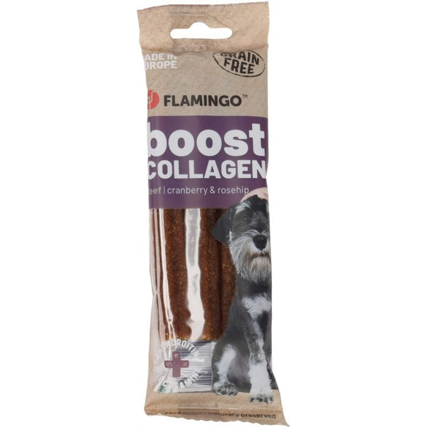 Flamingo - Dog Snack Boost Stick with Beef and Collagen 54g