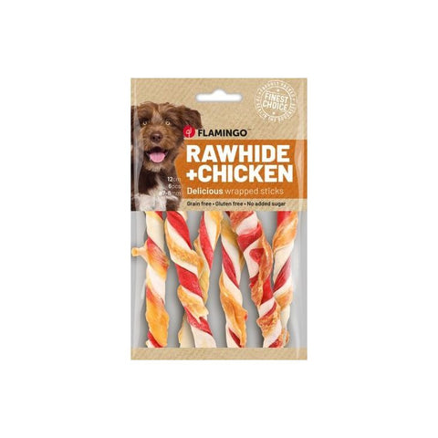 Flamingo - Dog Snaqck R'Hide Stick Mix with Chicken