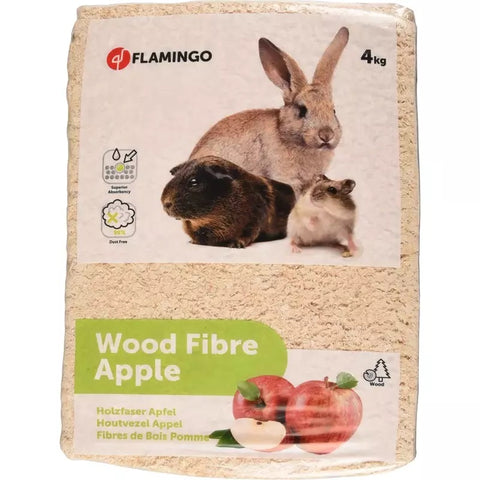 Flamingo – Wood Shavings With Apple Scent 4Kg