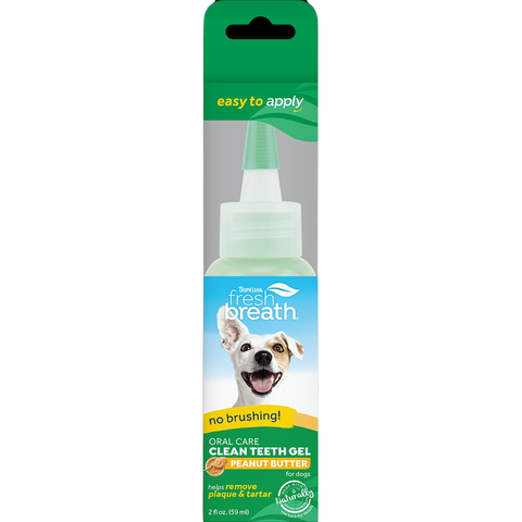 TropiClean - Oral Care Gel for Dogs Fresh Breath Peanut Butter