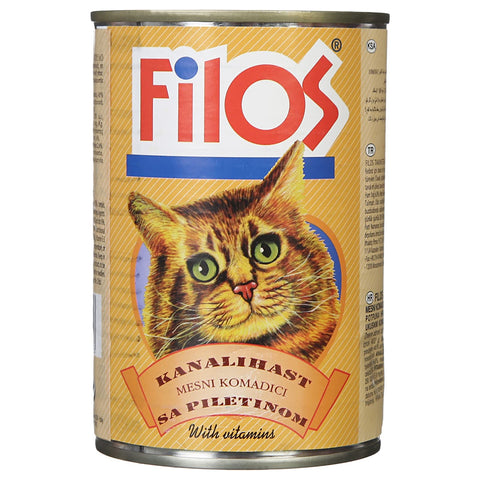 Filos - Cat Wet Chicken 405g