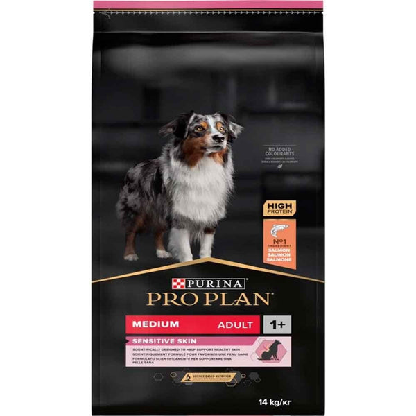 Purina Pro Plan – Medium Sensitive Skin Adult Salmon 14kg