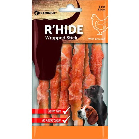 Flamingo - Dog Snack R'Hide Stick with Chicken