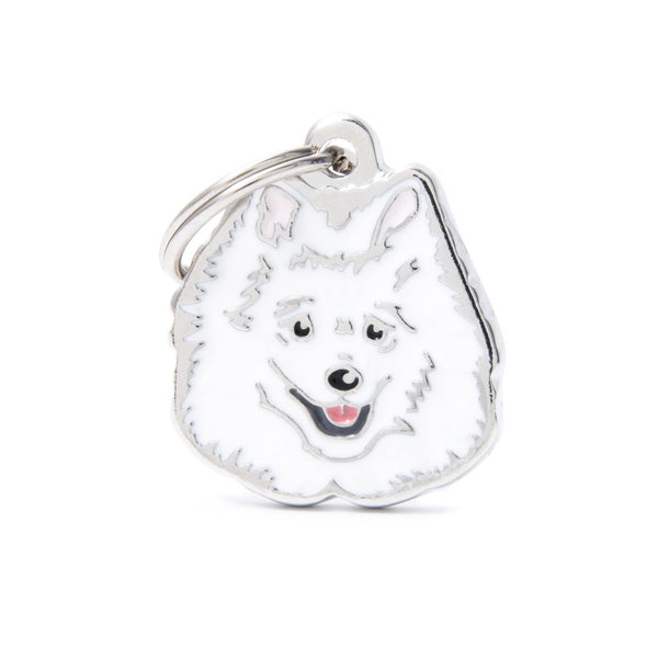 My Family - Friends ID Tag White Italian Spitz