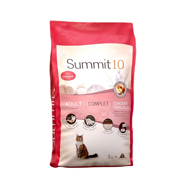 Summit 10 - Chicken/Fish/Rice Cat Adult 3kg
