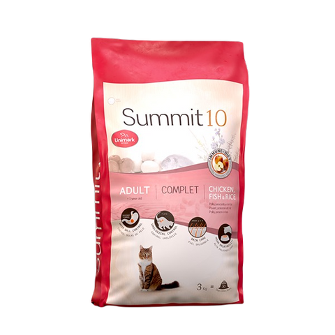 Summit 10 - Chicken/Fish/Rice Cat Adult 3kg