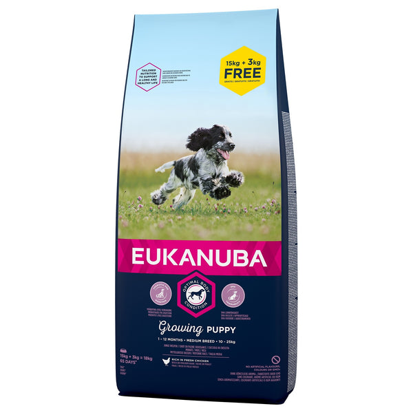 Eukanuba - Growing Puppy Medium 15+3kg