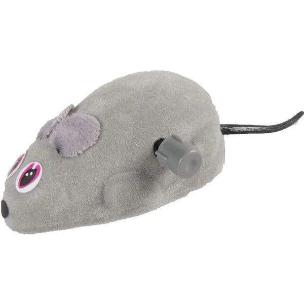 Flamingo - Cat Toy Xavier Wind Up Mouse Grey Small