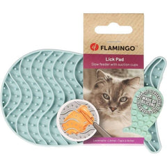 Flamingo - Lick Pad Marta Silicone Fish Mint Green