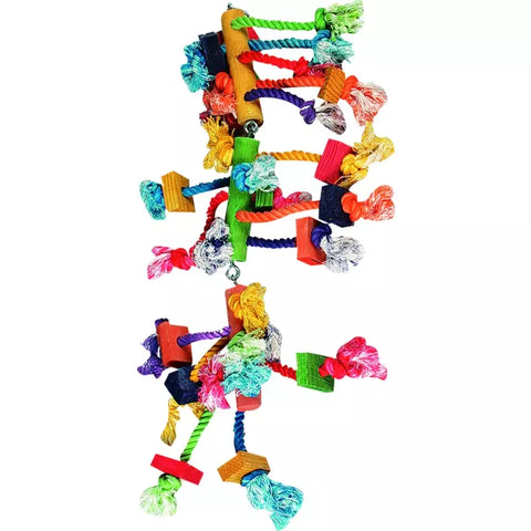 Flamingo – Parrot Toy Hanger With Beads