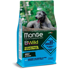 Monge BWild Grain Free – Anchovies with Potatoes & Peas All Breeds