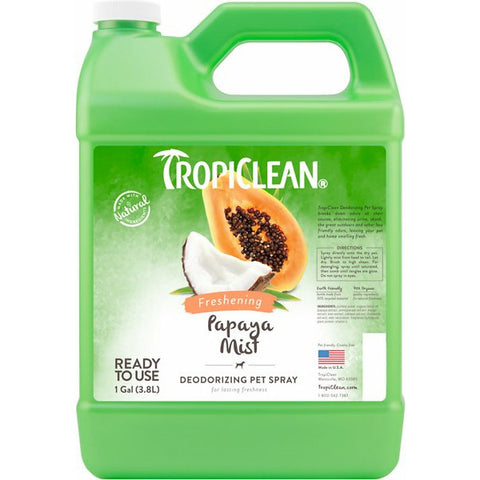TropiClean - Cologne For Dogs & Cats Papaya Mist 3.78L