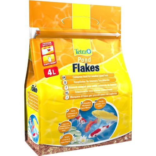 Tetra - Food For Fish Pond Flakes 800g-4L