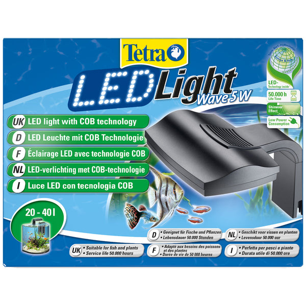 Tetra - Led Light Wave 5W Black 20-40L