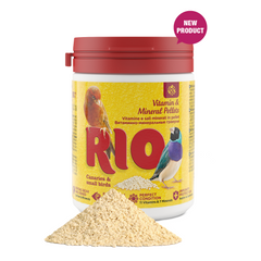 RIO- Vitamin & Mineral Pellets For Canaries, Exotic & Small Birds 120g
