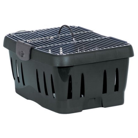 Petmate - Carry Box For Cat Traveler Underseat Black 19x17x9cm - zoofast-shop
