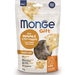 Monge Gift -  Filled and Crunchy Cat Snacks 60gr