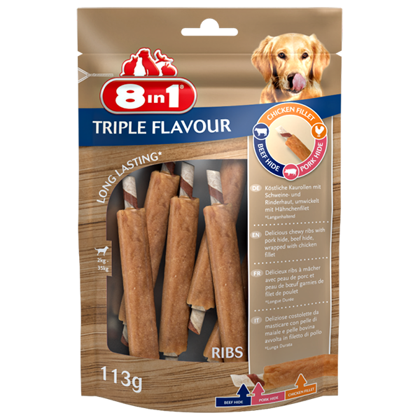 8in1 – Ribs Triple Flavour 113g