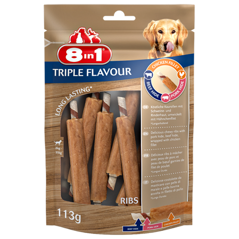 8in1 – Ribs Triple Flavour 113g