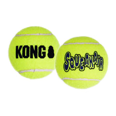 Kong – Air Squeaker Tennis Ball Large 2pcs