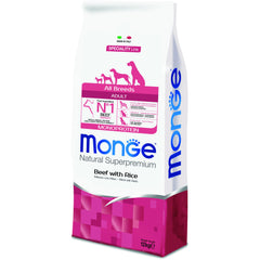 Monge – Monoprotein All Breeds Adult Beef with Rice
