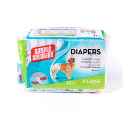 The Bramton Company - Diapers For Dogs Tail-Wagging XL 18"x23" 12pcs - zoofast-shop