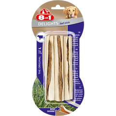 8in1 - Bones Delights Beef Sticks 3pcs 90g - zoofast-shop