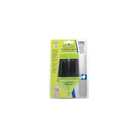 Furminator - Dual Slicker Brush For Small Dog Furflex All Hair - zoofast-shop