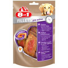 8in1 - Fillets Pro Active Chicken S 80g - zoofast-shop